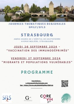 Journées thématiques régionales SPILF/SFLS 2024